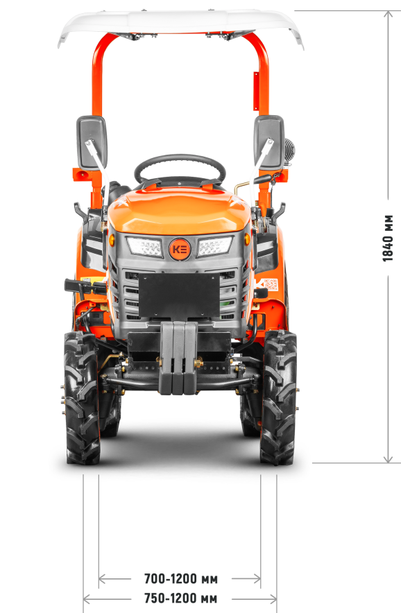 Габариты спереди