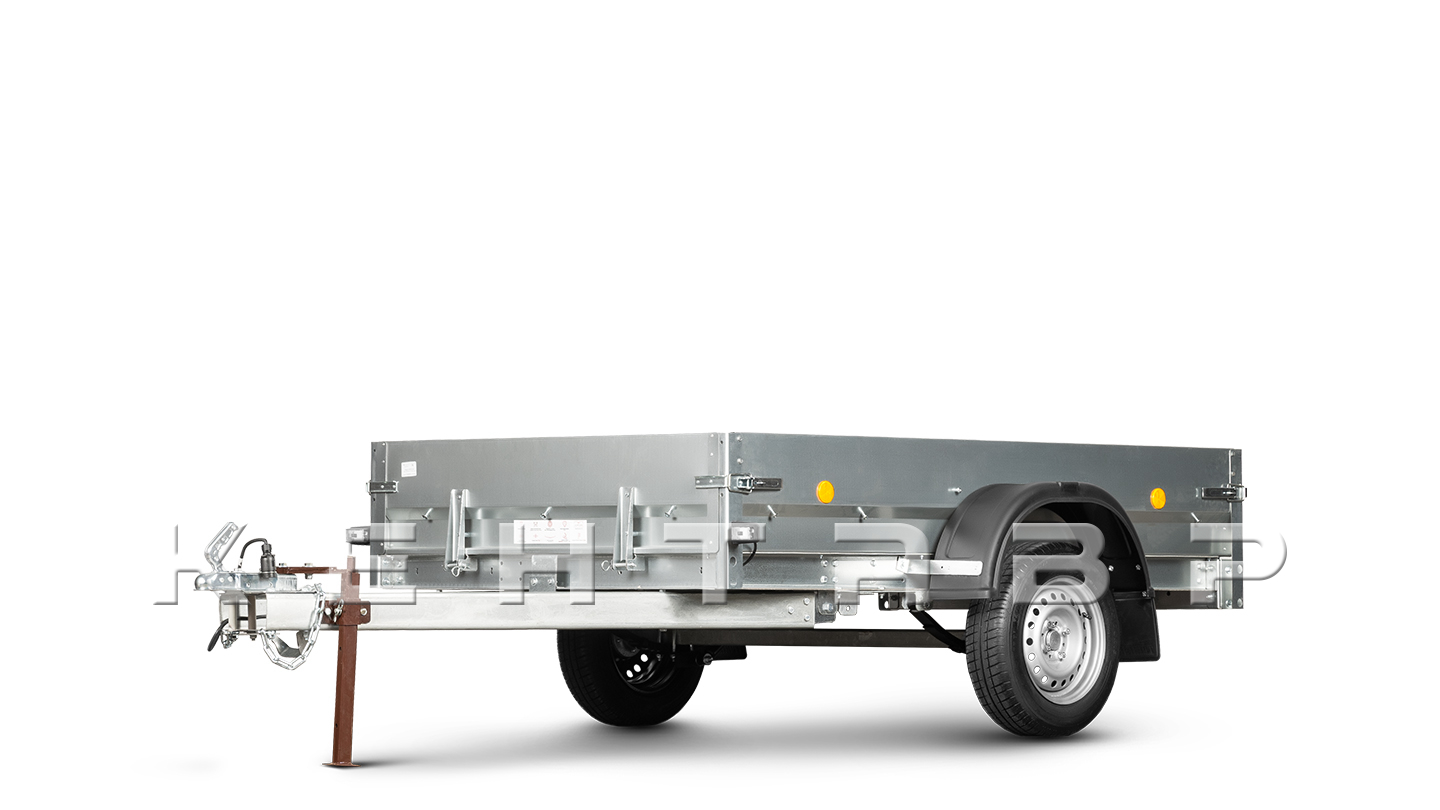 Прицеп Flagman | Флагман ПТТ — 0,5-0,7 с ПТС к мини-трактору (универсальный)