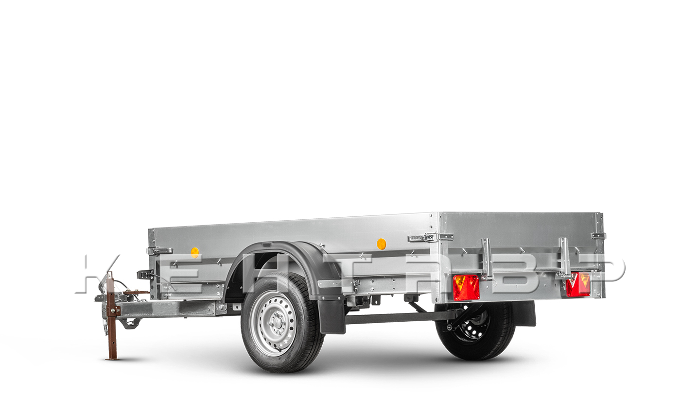 Прицеп Flagman | Флагман ПТТ — 0,5-0,7 с ПТС к мини-трактору (универсальный)