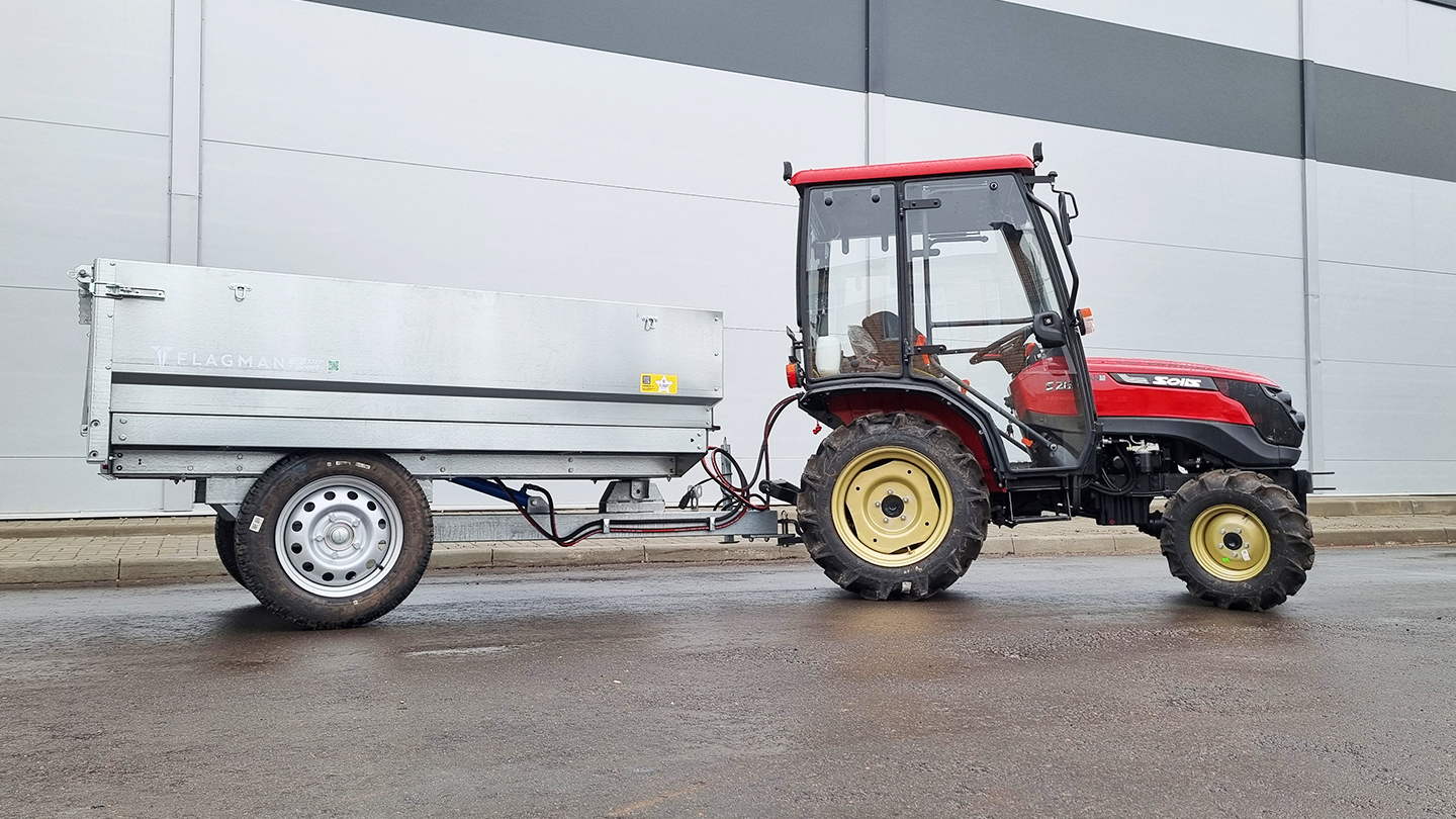 Прицеп Flagman | Флагман C/ПТТ — 1,5 с ПСМ к трактору (самосвальный) 0