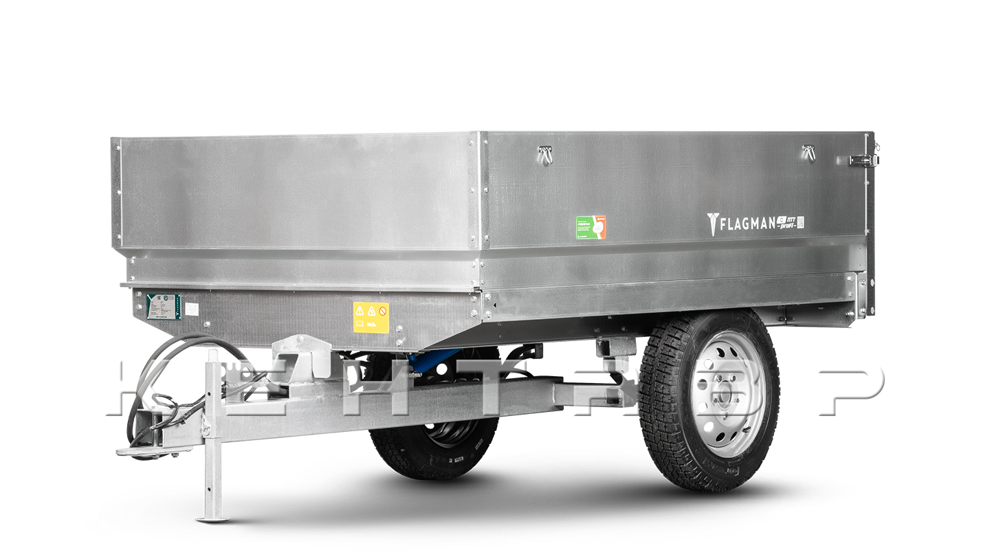 Прицеп Flagman | Флагман C/ПТТ/Р — 1,5 с ПСМ к трактору (самосвальный/рессорный)