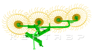 Грабли-сеноворошилки Flagman | Флагман RR-04