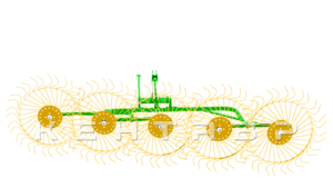 Грабли-сеноворошилки Flagman | Флагман RR-05