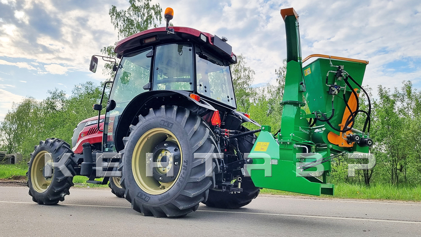 Измельчитель веток коммунальный Flagman | Флагман BX 62 + (кардан 120см/6х6/усиленный/со шпонкой)