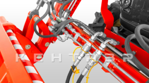 Отвал Flagman | Флагман 02 FP к фронтальному погрузчику с пружинными амор. и гидроповоротом (1,2 м)