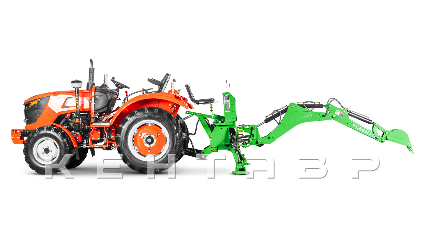 Навесной экскаватор Flagman | Флагман LW6 + захват механический