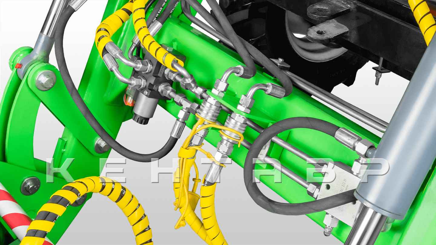 Фронтальный погрузчик Kerland | Кентавр PRO Т-654 G2-500 (челюстной c джойстиком)