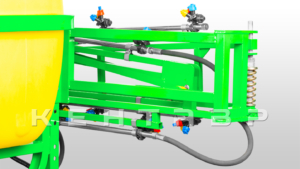 Опрыскиватель полевой навесной Флагман | Flagman P400/1 (400 л) + (кардан 85см/6х6/со сваркой)