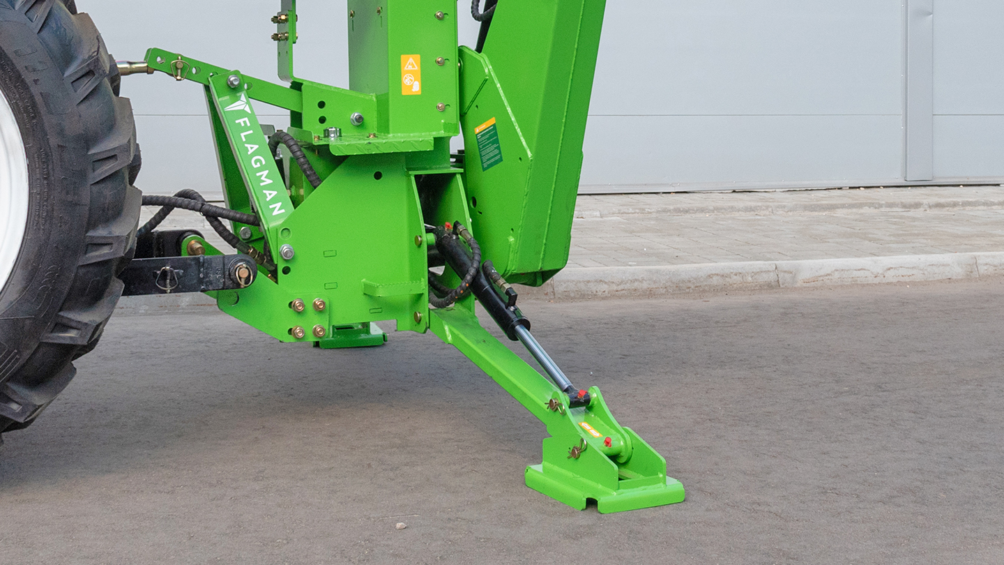 Навесной экскаватор Flagman | Флагман LW7 + захват механический 0